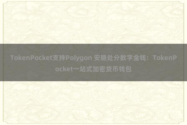 TokenPocket支持Polygon 安稳处分数字金钱：TokenPocket一站式加密货币钱包